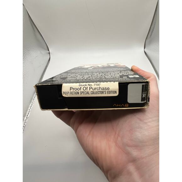 Special Collector's Edition VHS Copy of Quentin Tarantino's Movie Pulp Fiction - Picture 6 of 11